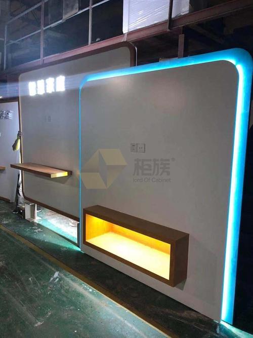 新款电信智能家居展示背柜 业务办理台批发厂家
